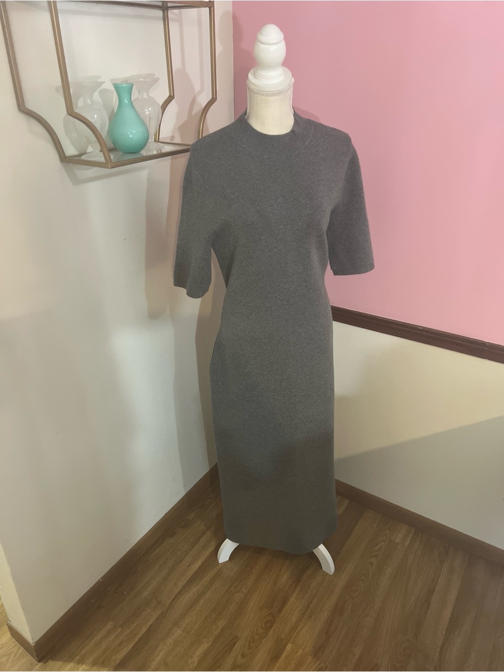 Gray Knit Sweater Dress from Abercrombie & Fitch